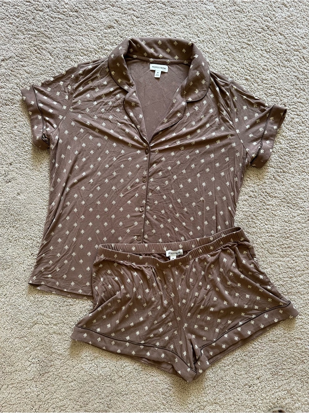 Women’s Nordstrom Short Sleeve Shorts Pajama Set